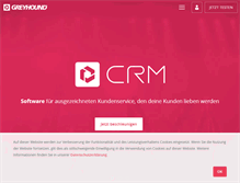 Tablet Screenshot of greyhound-software.com